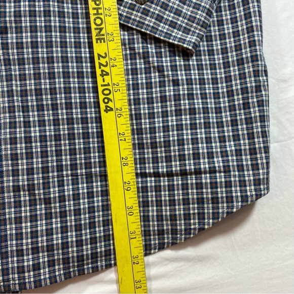 Carhartt Shirt Men’s X- Large Checkered long sleeve cotton Casual Button Down - Picture 6 of 8